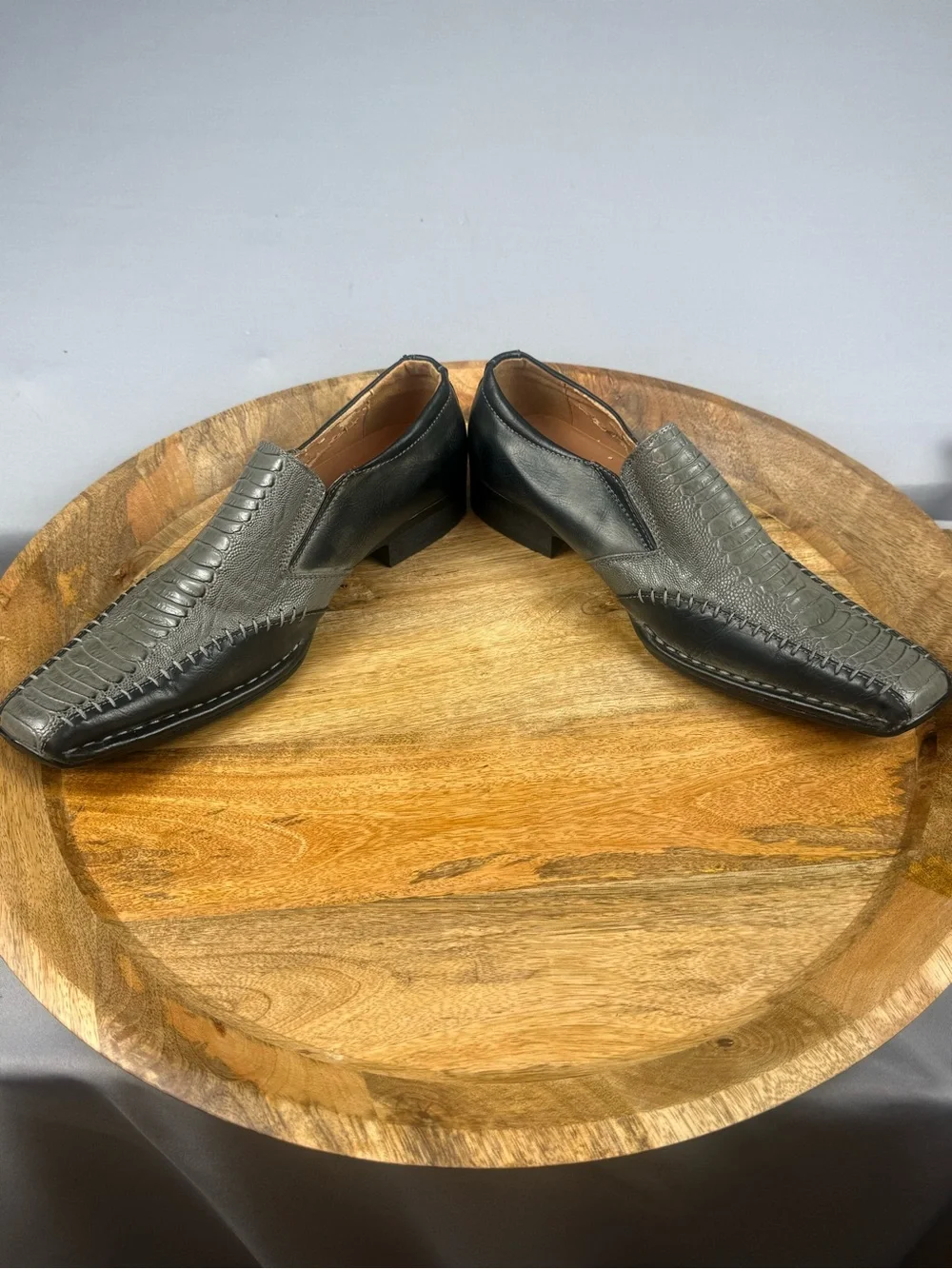 Alberto Gozzi Italy Men’s Leather Loafers Quiet Luxury Dress Shoes
